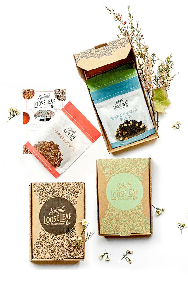Premium Tea Gift - 6 Month Tea Samples Gift Box - Free Shipping - One-Time Purchase