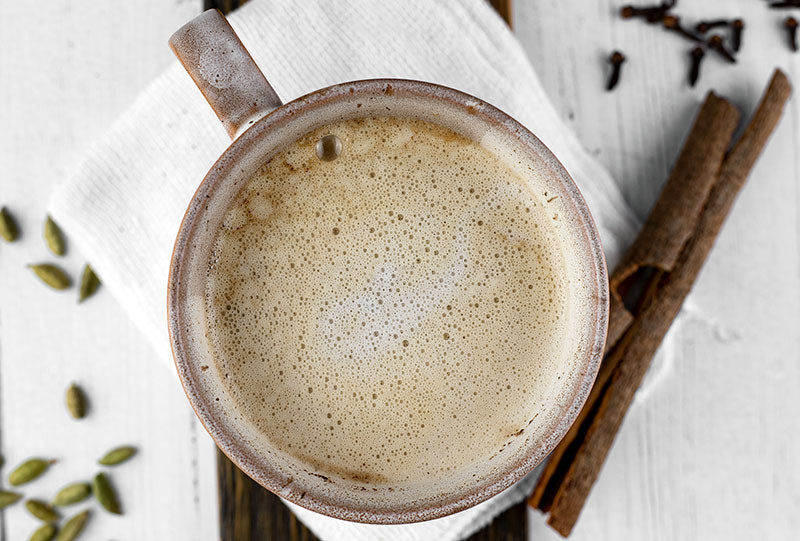 Homemade Coconut Chai Tea Latte Recipe