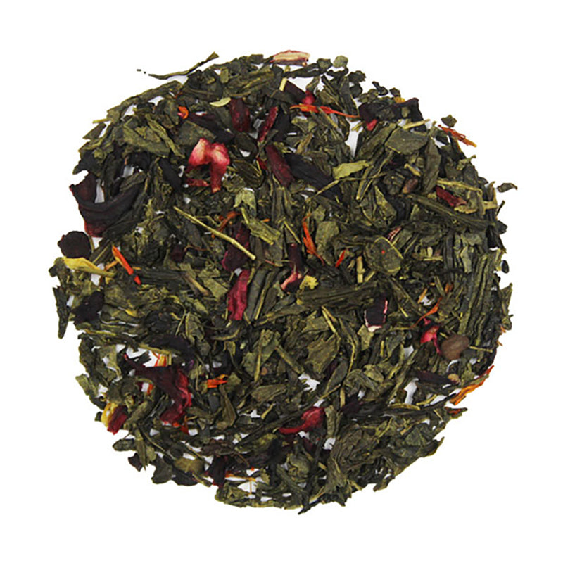 Green Hibiscus Tea - Green Tea - Medium Caffeine - Hint of Jasmine