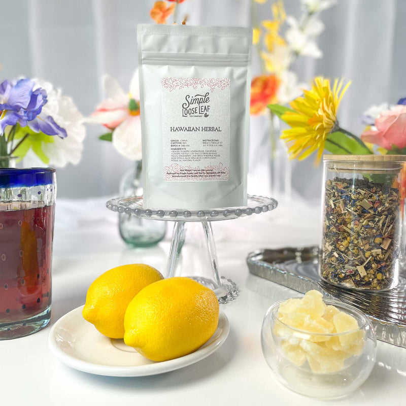 Hawaiian Herbal Tea - Herbal Tea - Caffeine Free - Tart and Citrus