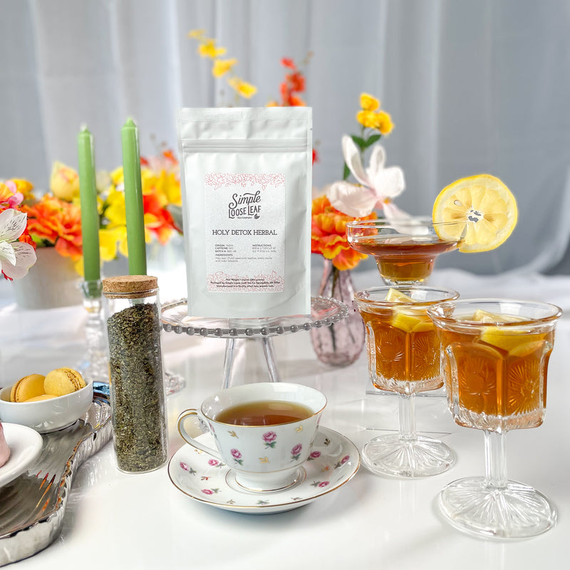 Holy Detox Herbal Tea - Herbal Tea - Caffeine Free - Bold & Striking