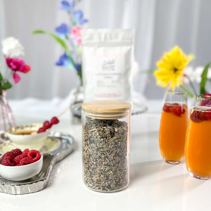Lavender Raspberry Herbal Tea - Herbal Tea - Caffeine Free - Sweet & Fresh