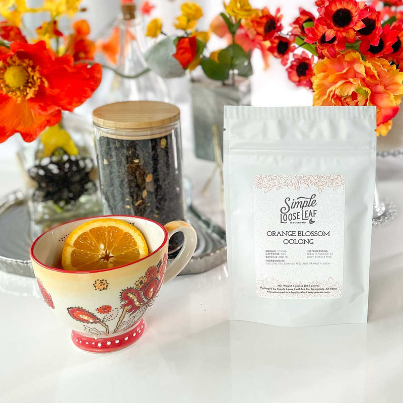 Orange Blossom Oolong Tea - Oolong Tea - High Caffeine - Classic & Mild