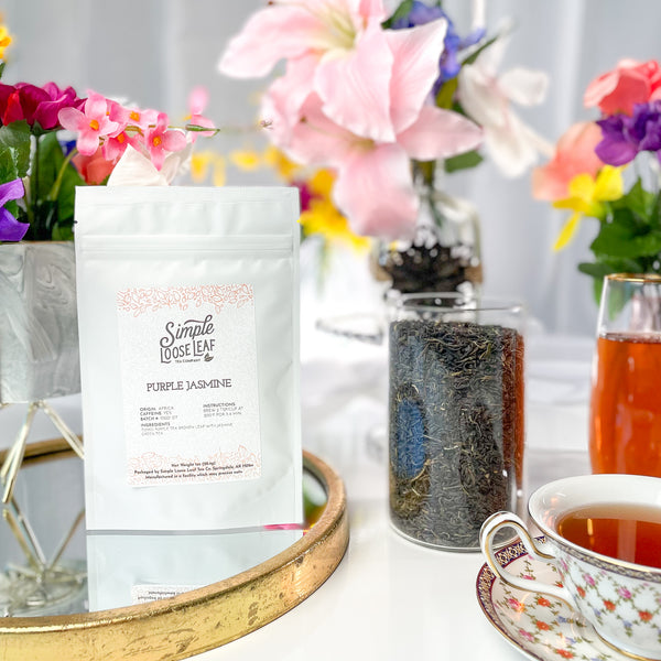 Purple Jasmine Tea - Purple Tea - High Caffeine - Natural Antioxidants