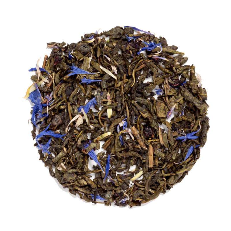 Simple Blueberry Green Tea - Green Tea - Medium Caffeine - Bold & Earthy