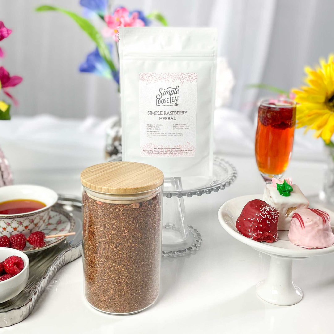 Simple Raspberry Herbal - Herbal Tea - Caffeine Free - Rich & Sweet