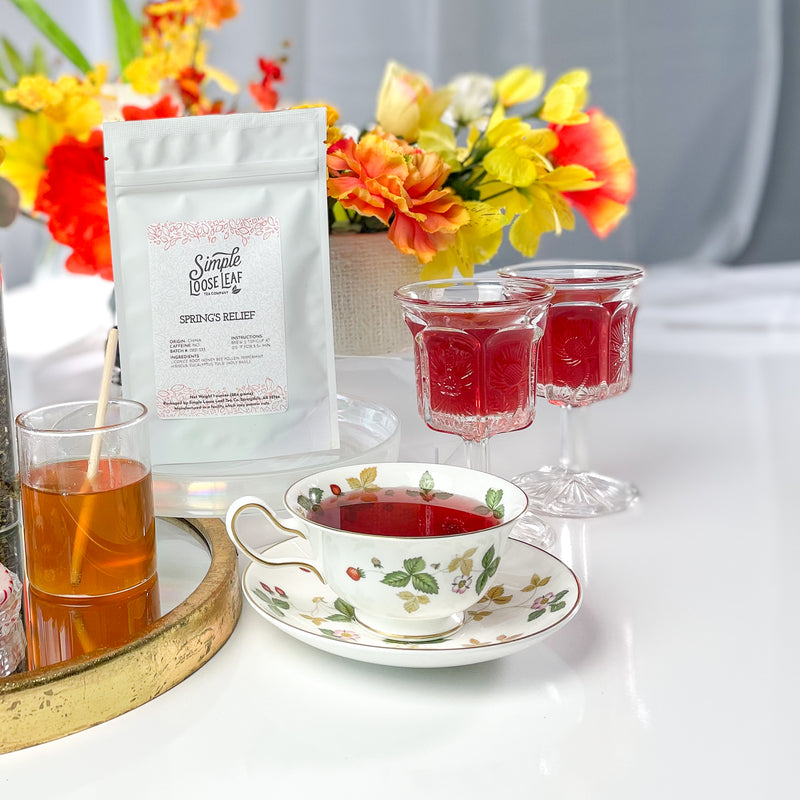 Spring's Relief Tea - Herbal Tea - Caffeine Free - Soothing & Fresh